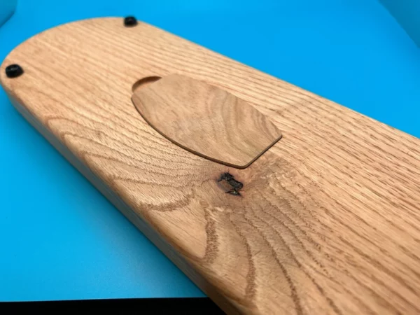 Oak cribbage board